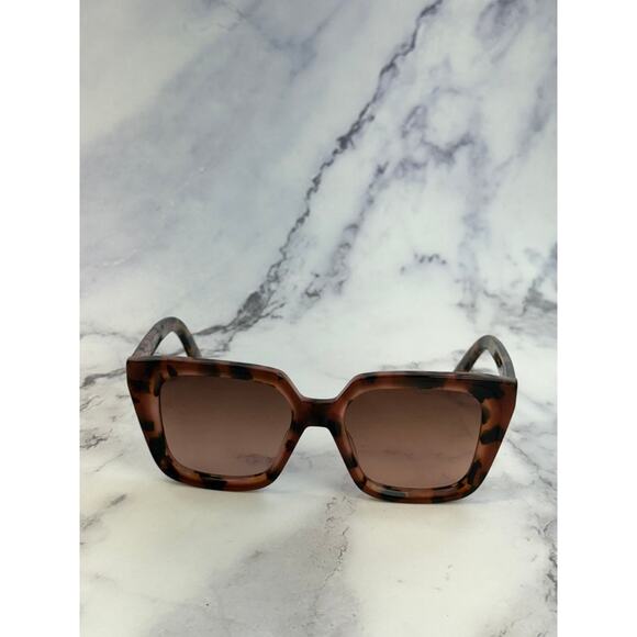 NEW Dior Midnight S1I Square Sunglasses in Havana Tortoise - Picture 6 of 8